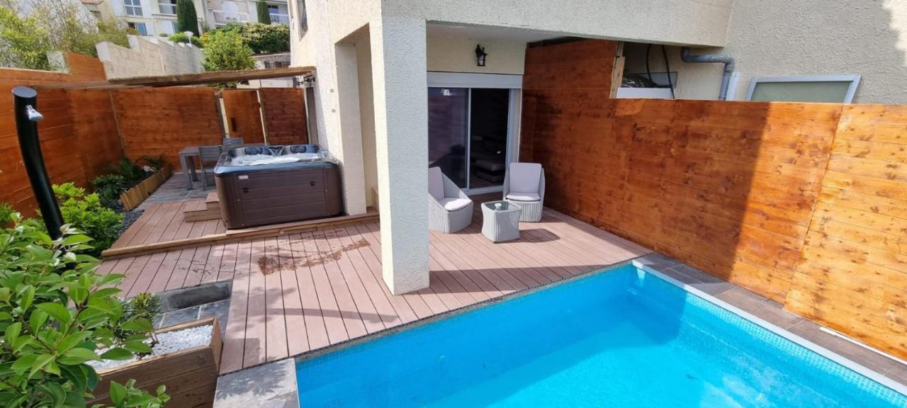Reves De Vie, Appartement Vue Mer, Grande Piscine Privee , Spa Privatif Cassis Exterior photo
